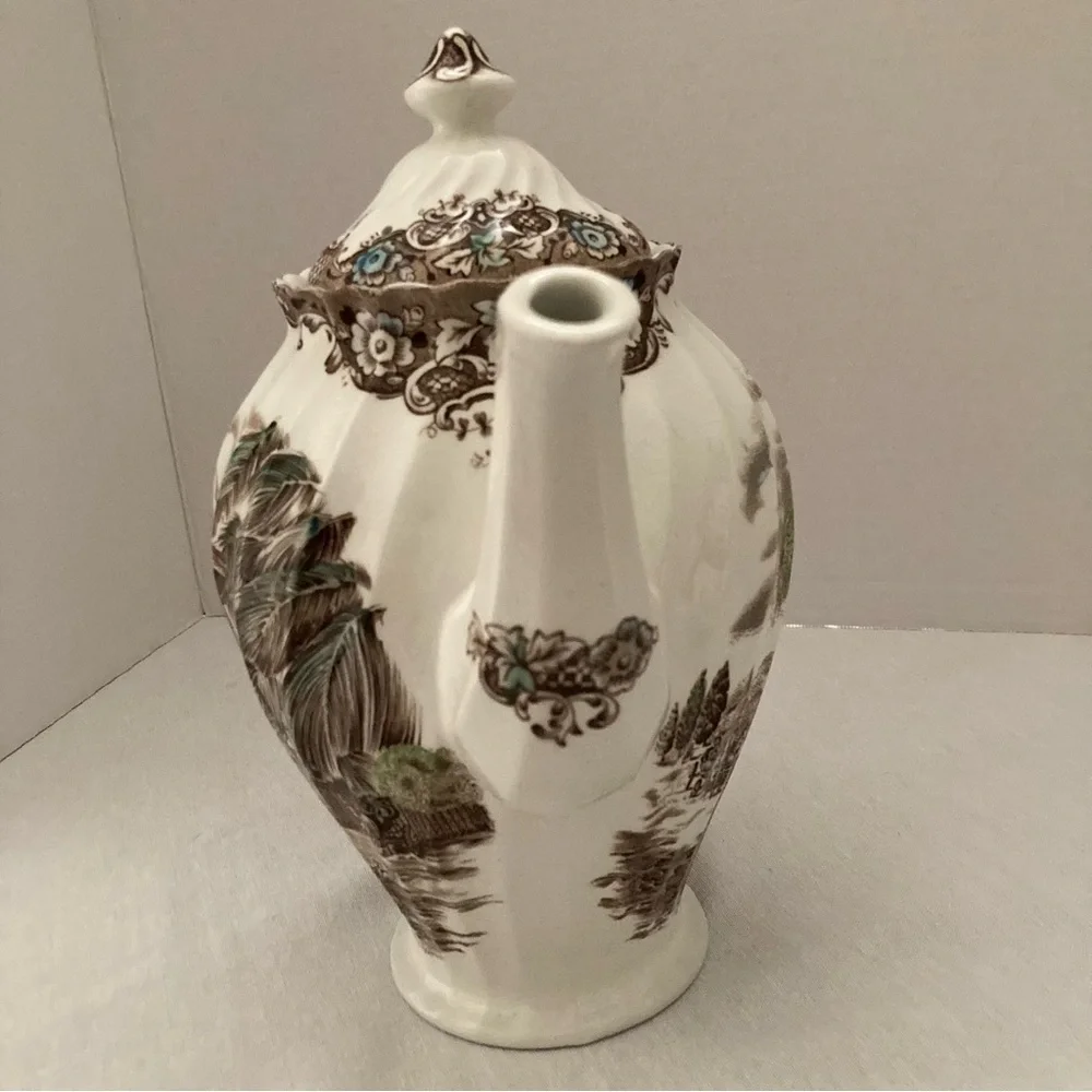 Vintage Heritage Hall 4411 Coffee Pot Staffordshire England French Provincial